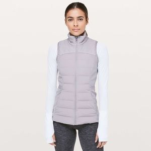 Lululemon Down For It All Vest Dark Chrome Size 4